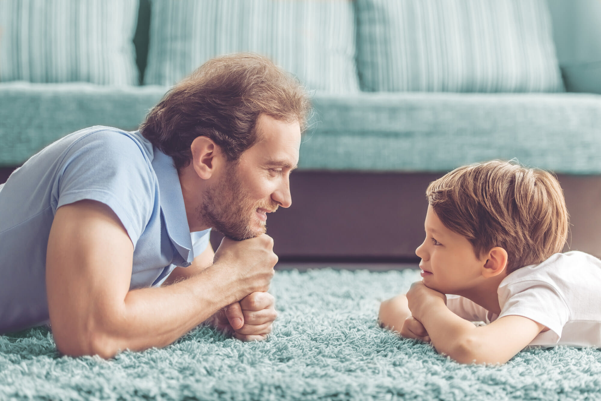 Estate Planning - Father and Son Bonding at Home