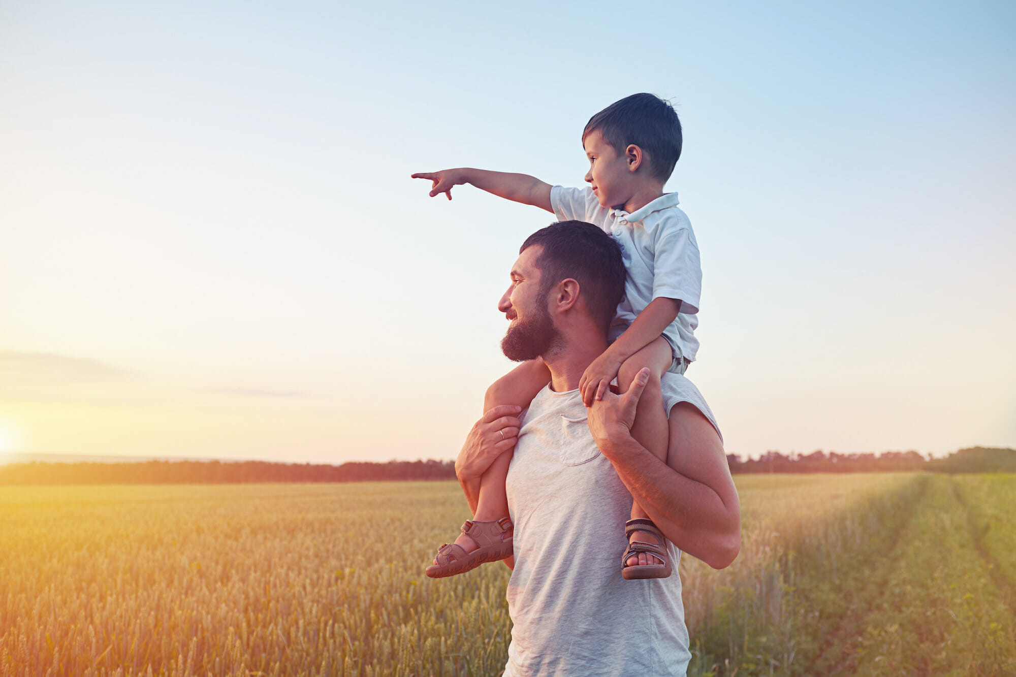 Specialized Services - Father and Son Engaging in Outdoor Quality Time Together