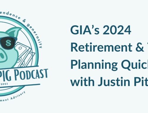 GIA’s 2024 Retirement & Tax Planning Quick Sheet with Justin Pitcock